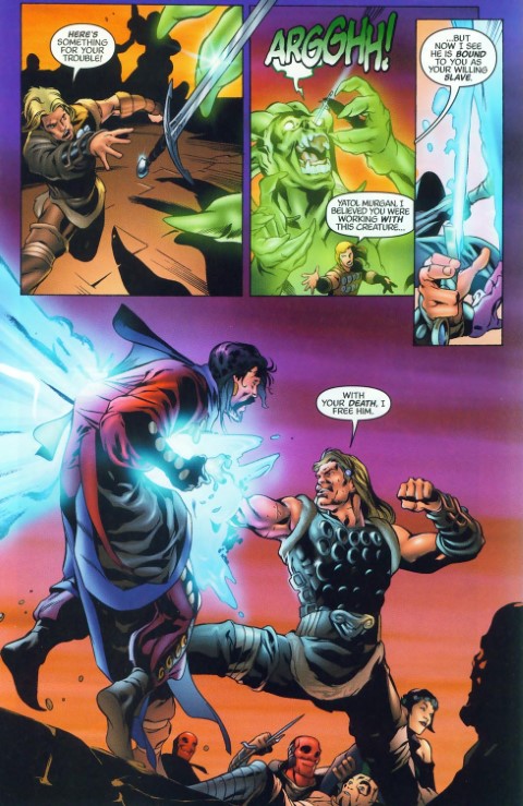 R.A. Salvatore's DemonWars Eye for an Eye Issue 5 Page 18 - published by Greg Tocchini